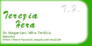 terezia hera business card